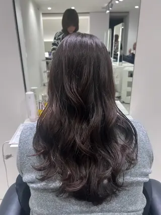 ロング カラー 🖤:抜け感×大人 透明感カラー/Aoiのヘアスタイル