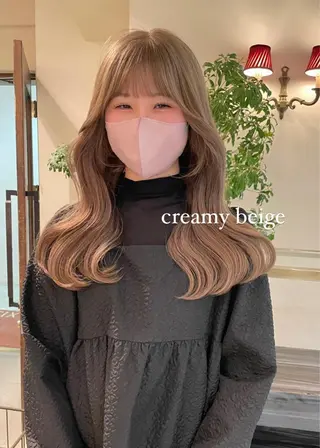 ロング カラー yuuka/似合わせ /透けるカラー🪽♡のヘアスタイル