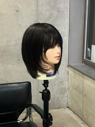 ミディアム 無料カット/ハイ トーンカラー/きらのヘアスタイル