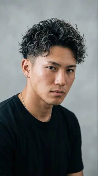 セミロング パーマ メンズ 🔮メンズ縮毛矯正 メンズパーマ💎竹永のヘアスタイル