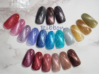 ネイル トップネイリスト Ribbon立川店のネイルデザイン