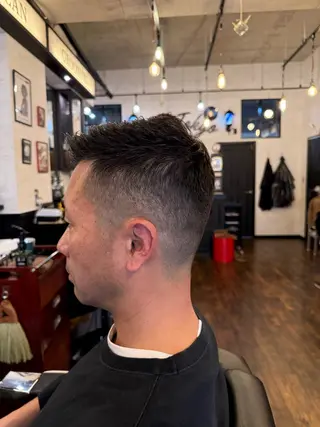 ショート BroTokyo所属・shin シンのヘアスタイル