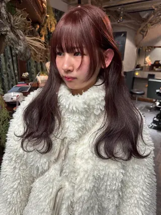 ミディアム カラー パーマ ヘアアレンジ メンズ 心斎橋美容室 Junのヘアスタイル