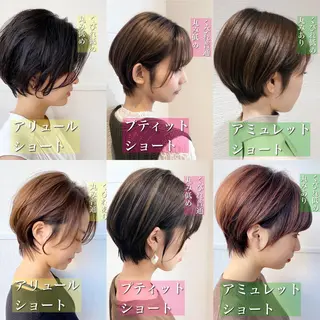 ショート ショート/ボブ/ 白髪ぼかし/しんやのヘアスタイル