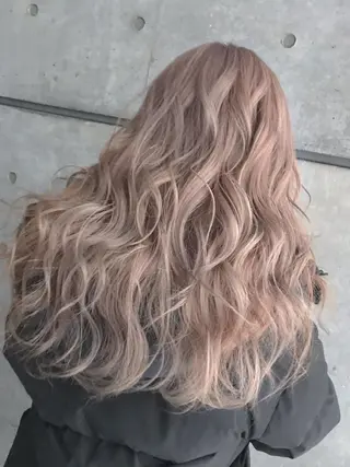 ロング カラー 最高級シールエクステ 💜Fave/あかねのヘアスタイル