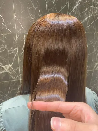 ロング 🔸縮毛矯正/髪質 改善カラー石崎🔸のヘアスタイル