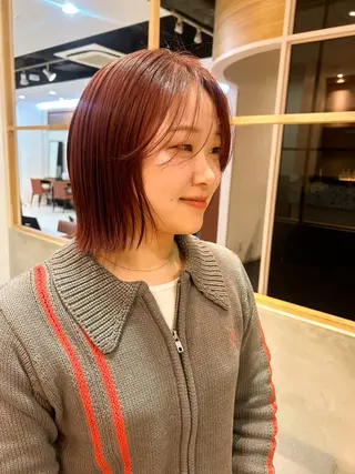 カラー このか/似合わせ/ 透明感/ダブルカラーのヘアスタイル