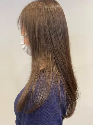 ロング カラー やました りの☁のヘアスタイル