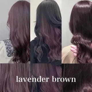 セミロング カラー Ella所属・nana【艶髪】/ レイヤー/縮毛矯正のヘアスタイル