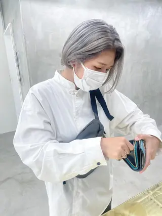 ミディアム カラー yurika☁️ 似合わせ｜レイヤーのヘアスタイル