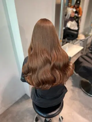 ロング カラー ハイトーンカラー 🦄レイヤーカットのヘアスタイル