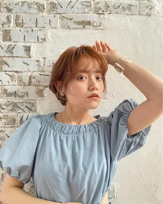 暖色カラー /ヘアアレンジ/花鈴のヘアスタイル