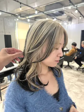 セミロング カラー 【neo.】 Mahoのヘアスタイル