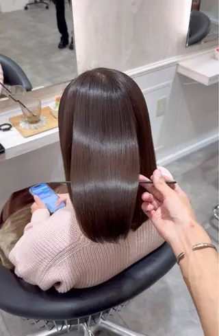 ミディアム カラー Kazuki 艶髪特化のヘアスタイル