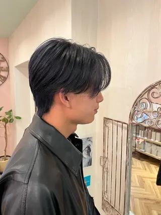 ショート カラー パーマ メンズ ️️髪質改善✨ミニモ 学割/Hina💖のヘアスタイル