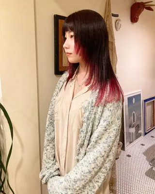 カラー 木村 百花のヘアスタイル