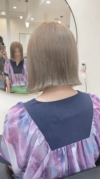 カラー シマオカイッセイ 個室サロンaceのヘアスタイル