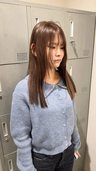 セミロング 【天満1艶髪】潤艶/ 髪質改善🌹釣本竜哉のヘアスタイル