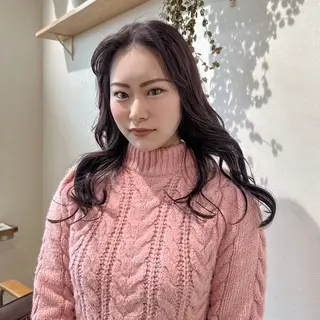 セミロング カラー メンズ特化🏹カット パーマ/チヒロ🤍のヘアスタイル