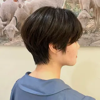 ショート ショートカット / 銀座/ 青山莉奈のヘアスタイル