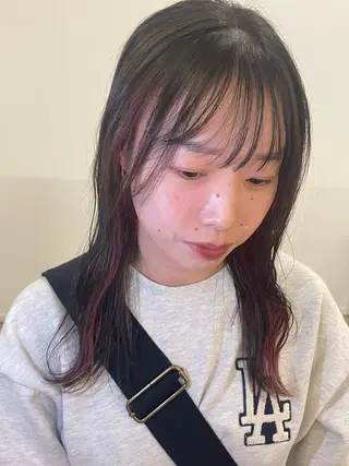 セミロング eclat   hairsBEAU group所属・hairs BEAU 藤田彩夏のヘアスタイル