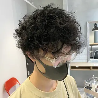 ミディアム 小村 敏司のヘアスタイル