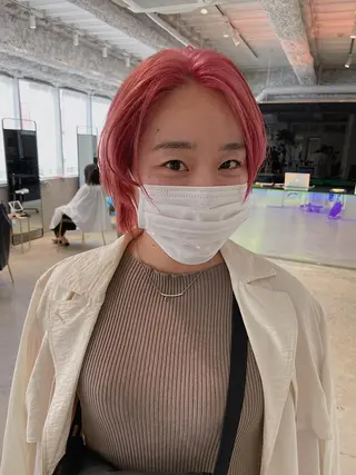 ミディアム カラー STAN WOOD所属・似合わせcut 🔥yutakaのヘアスタイル