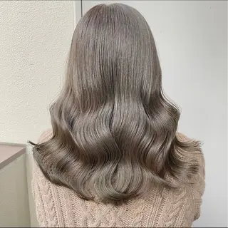 ロング カラー 🟦ニュアンス/メン ズパーマ横浜🟦のヘアスタイル