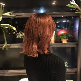 ミディアム カラー 菅原 彩加のヘアスタイル