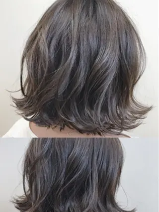 ミディアム カラー 髪質改善✨縮毛矯正 美髪担当・大西真奈のヘアスタイル