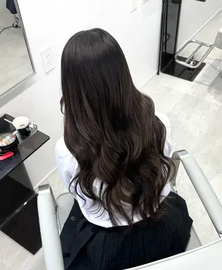 ロング カラー ♡透明感/艶カラー /haruka♡のヘアスタイル