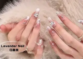 ネイル ラベンダー💖日暮里 ルル💖ネイルのネイルデザイン