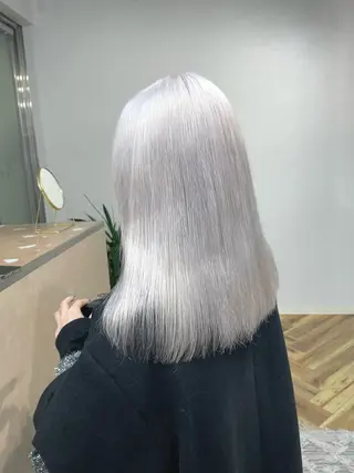 ロング カラー lani hair salon所属・SHOTO ハイトー ン/デザインカラーのヘアスタイル