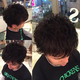 ショート カラー パーマ メンズ EMANON新宿西口所属・新宿/髪質改善/ 美髪矯正✨浅江通友のヘアスタイル