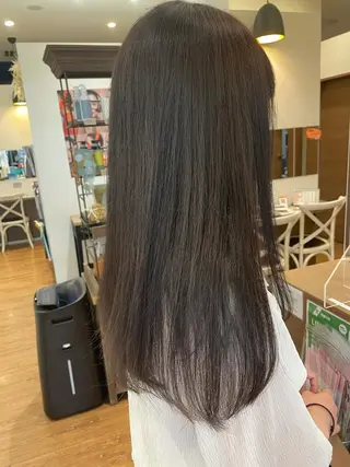 ロング カラー 髪質改善/ブリーチ 田代 龍我のヘアスタイル