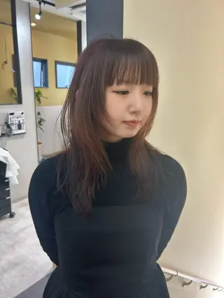 ロング hub hair レイヤー/透明感のヘアスタイル