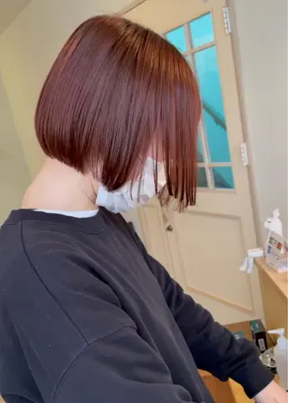 ショート カラー ヒナゴ トヨカズのヘアスタイル
