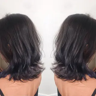 ミディアム カラー 柴田 祐輔のヘアスタイル