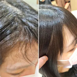 ミディアム Ash 店長　山下達也のヘアスタイル