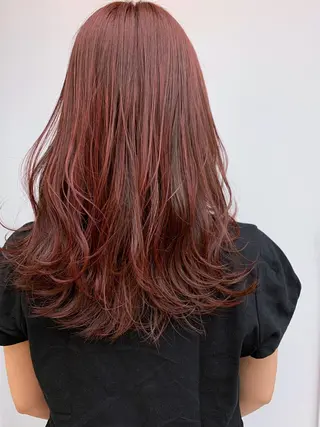 セミロング カラー N° +aero 横浜のヘアスタイル