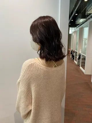 ミディアム カラー CURIO/南船場 /RIN💈🍎のヘアスタイル