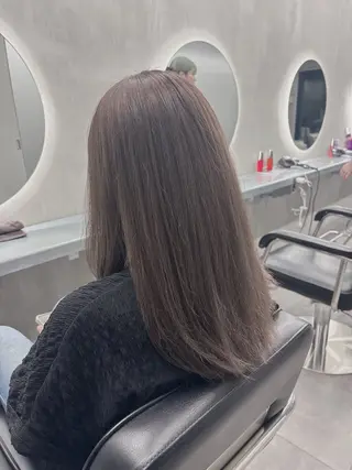 カラー 透明感/グレージュ/ ベージュ/るな🪽のヘアスタイル