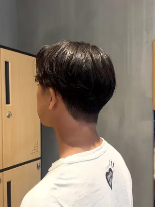 ミディアム パーマ メンズ 髪質改善/レイヤー 🎀Ayaneのヘアスタイル