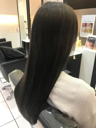 セミロング カラー YASU🍎CUT 赤系カラー/ヘアケアのヘアスタイル