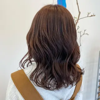 セミロング カラー 【GUK】 🌻RINA🌻のヘアスタイル