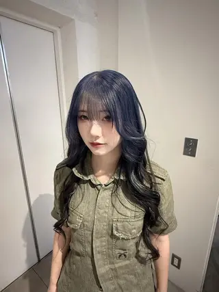 セミロング カラー ハイトーン/デザイン 🪐·˚⌖MIHOのヘアスタイル