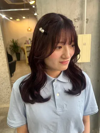 セミロング カラー Ayaka🩰🎀 ガーリー/暖色♡のヘアスタイル