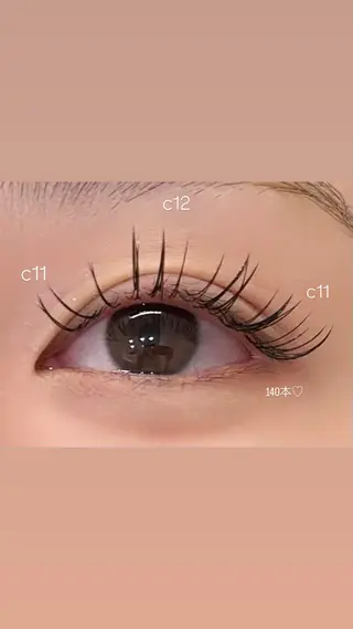 マツエク・マツパ seran EYELAのマツエク・マツパデザイン