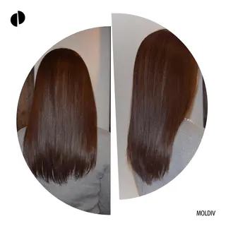 セミロング カラー ✨縮毛矯正✨髪質改善 ナカシマ ユミのヘアスタイル