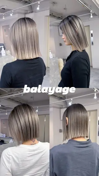 カラー 心斎橋ブリーチ特化 rikitoのヘアスタイル